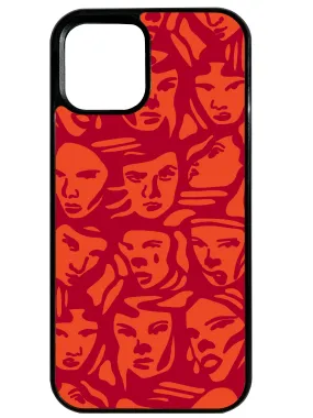 Marlo in Red Phone Case Modern Pattern Style Light Structure