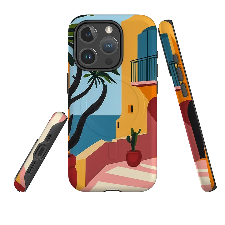 iPhone MagSafe Tough Case - Genoa Shock absorption Comfort Pattern Texture