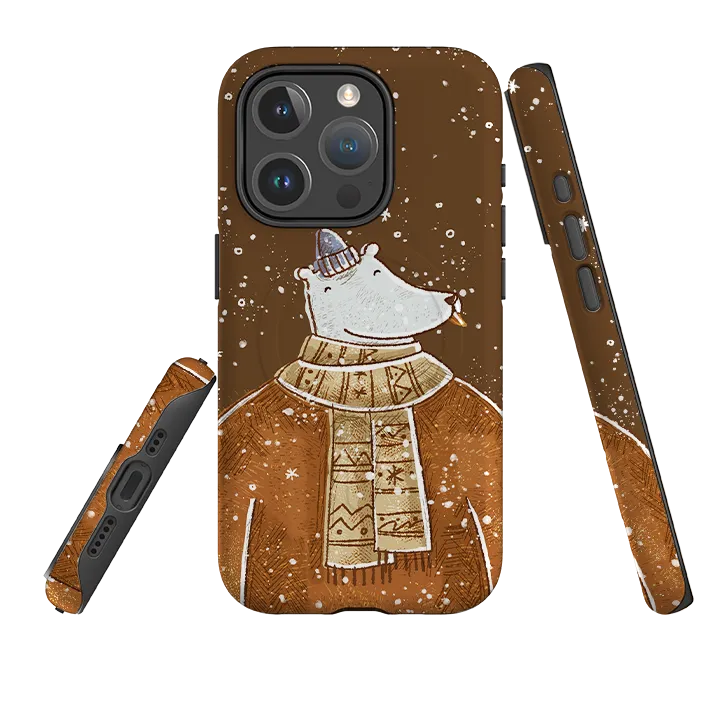 iPhone MagSafe Tough Case -  Daddy Xmas Minimal Frame Smooth Finish Touch