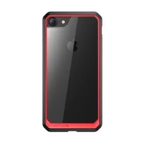 Matte Edge Matte Shield iPhone 8 Unicorn Beetle Hybrid Protective Bumper Case-Red