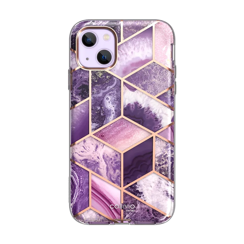 iPhone 14 Cosmo Case - Marble Purple Gift Choice