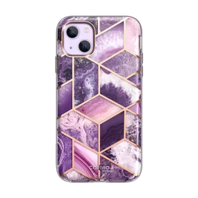 iPhone 14 Cosmo Case - Marble Purple Gift Choice