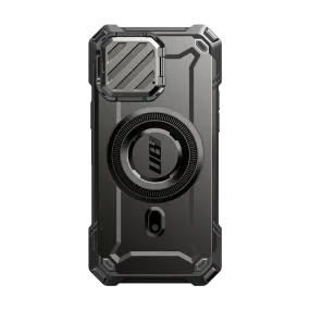 Durable Design Comfort Layer Texture iPhone 15 Pro Max 6.7 inch Unicorn Beetle MAG XT MagSafe Case-Black