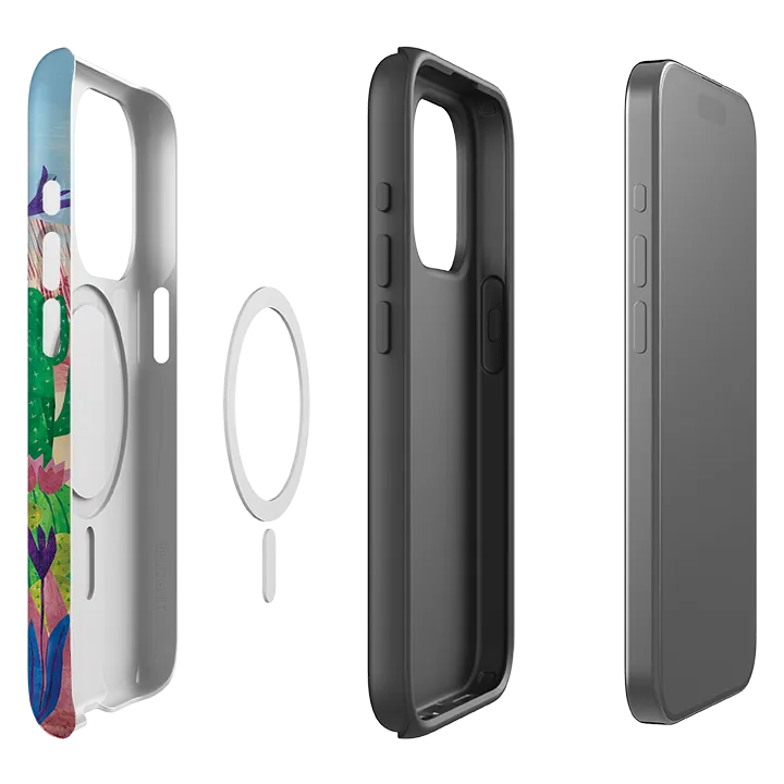 Premium Form iPhone MagSafe Tough Case -  Desert Cactus By Tracey English