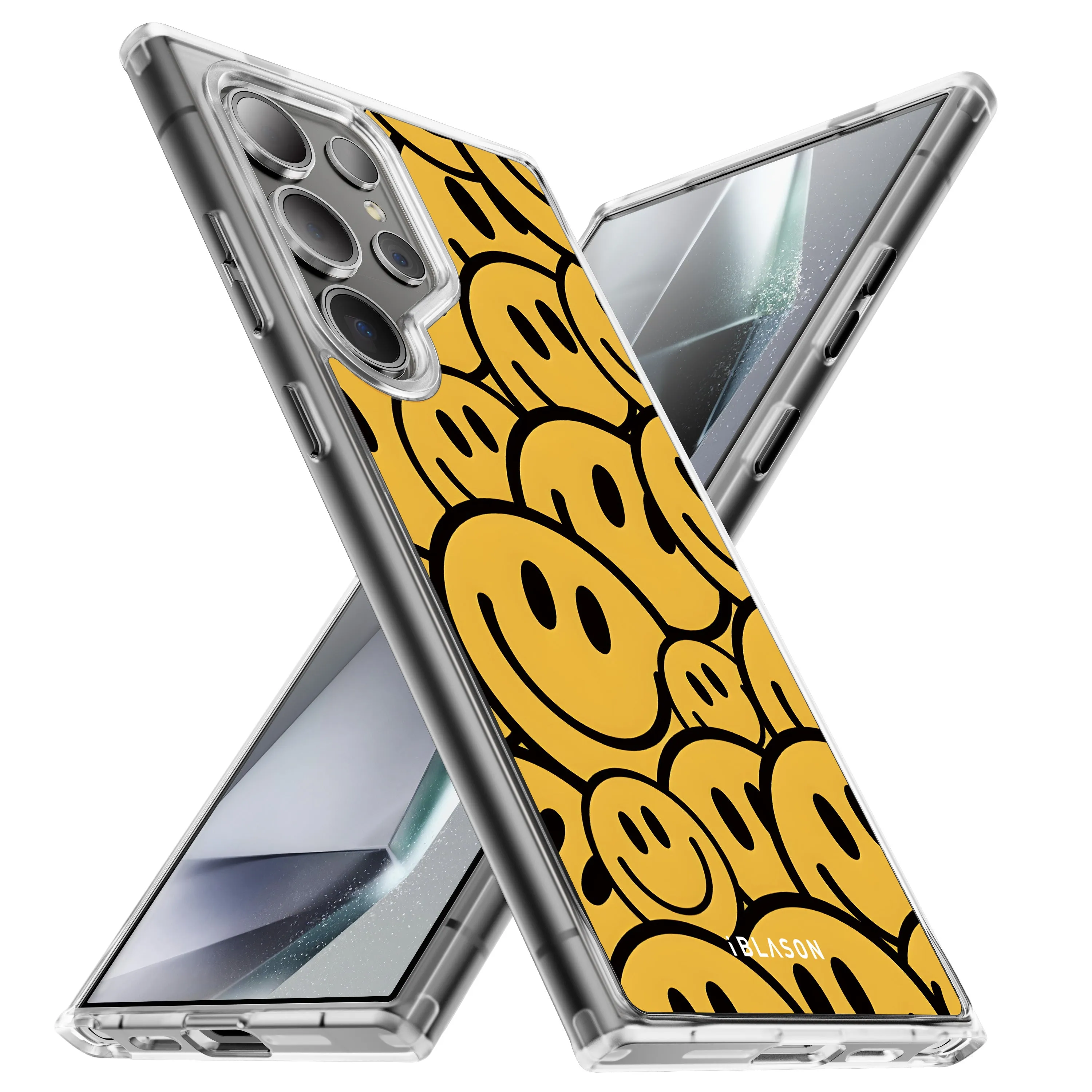 Durable Pattern Galaxy S23 Ultra Halo MagSafe Cute Phone Case - Summer Smiles