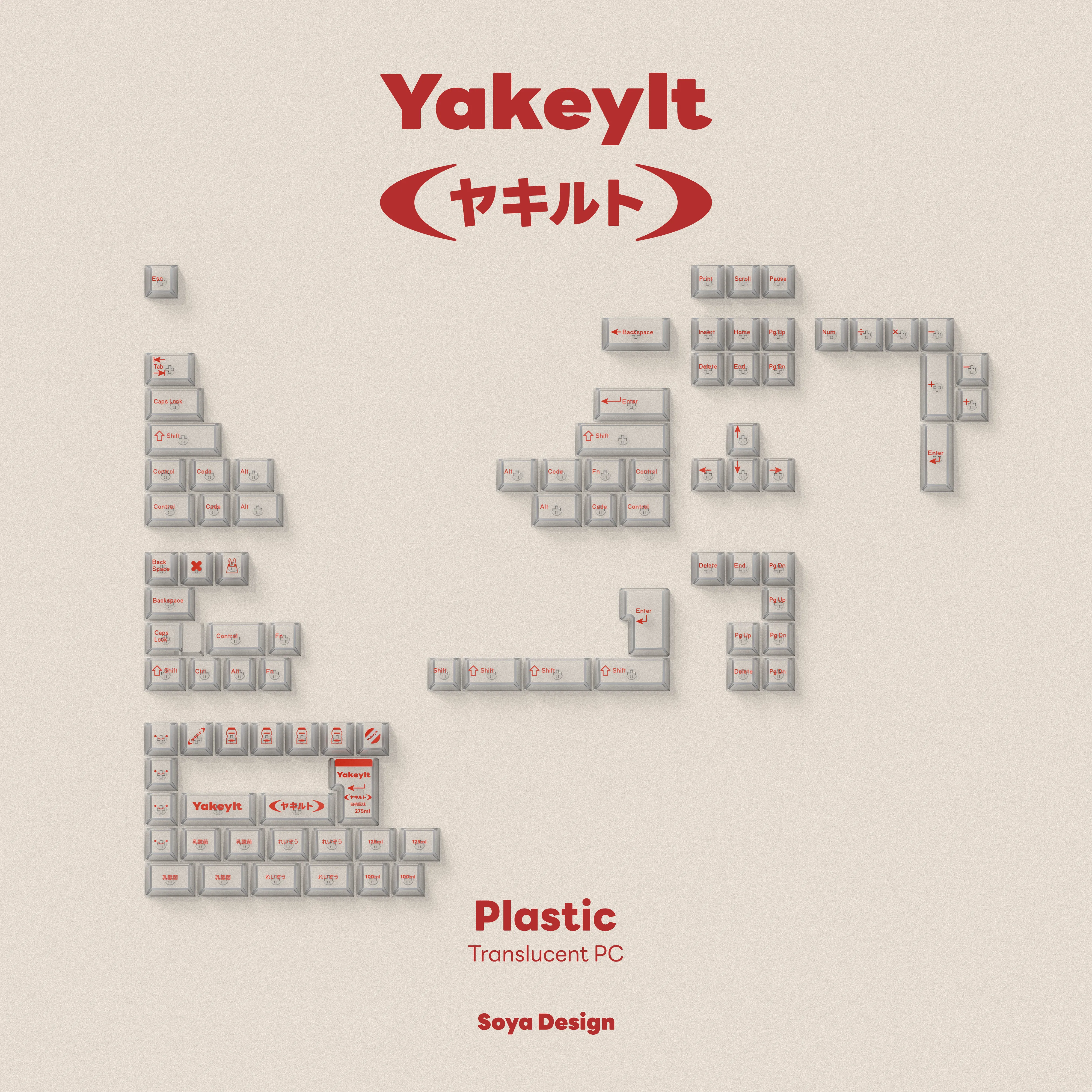 TUT YAKEYLT CHERRY PROFILE KEYCAPS SET R2 Software Suite Control