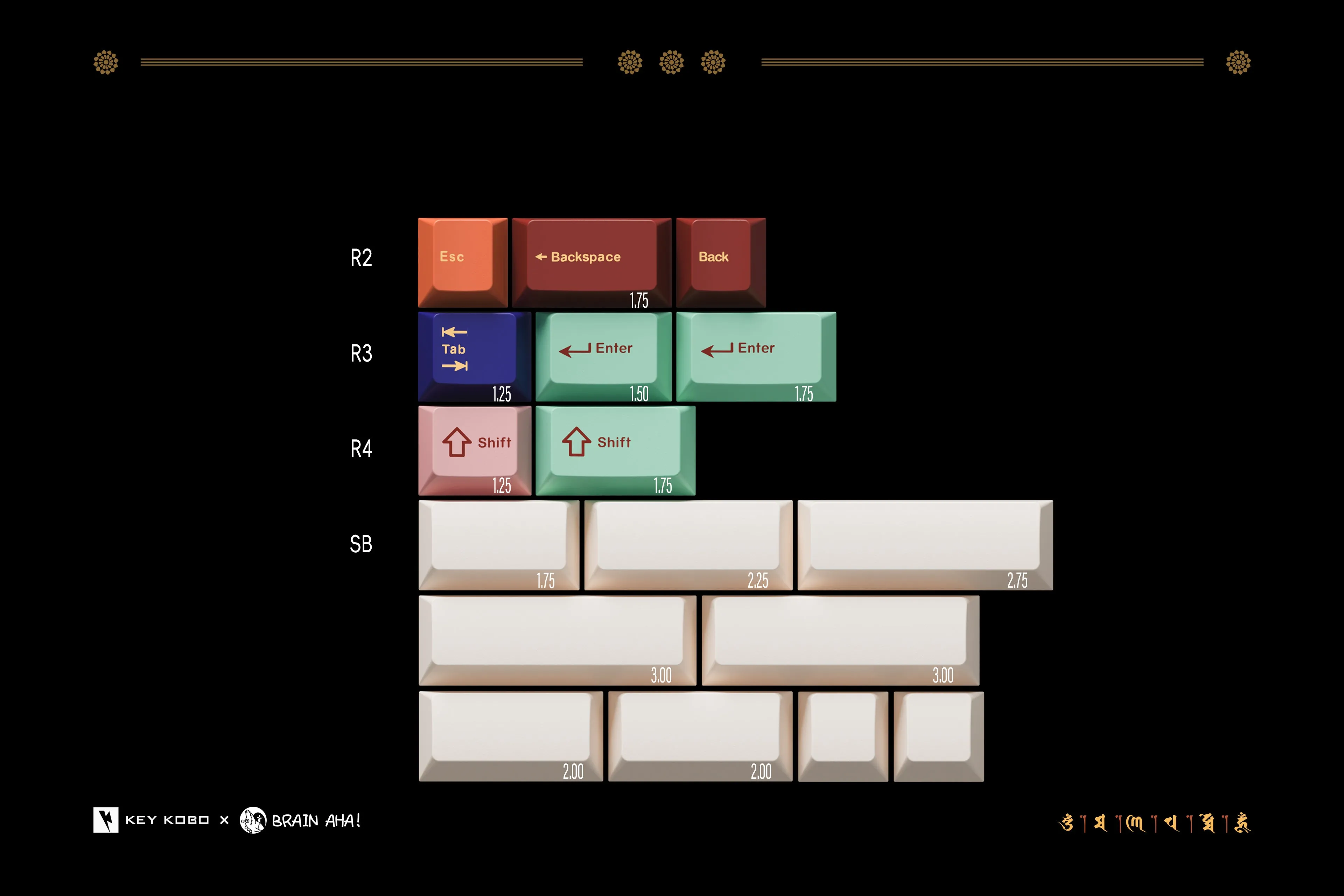 Gaming Desk Setup Essential Kit Macro Layer Control KEYKOBO BOUNDLESS JATAKA ABS DOUBLE-SHOT KEYCAP SET (INSTOCK)