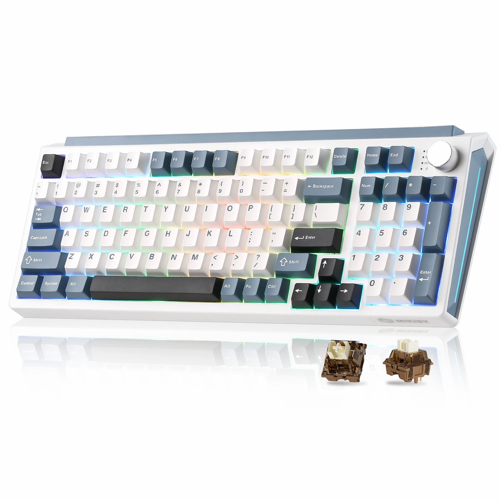 Smooth Typing MIKIBY K98 Full-Size Wireless Mechanical Keyboard