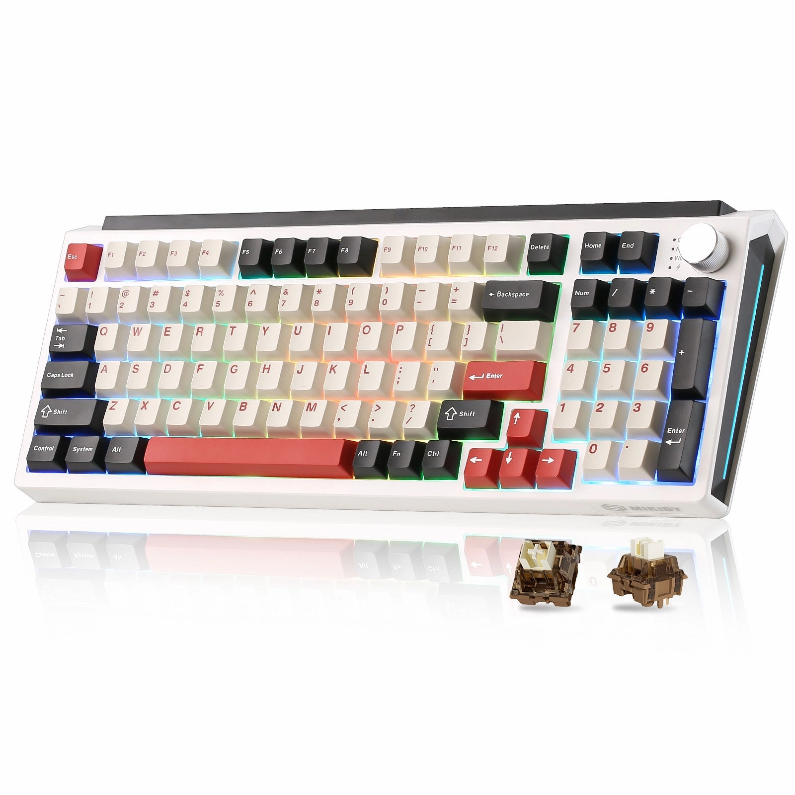 Programming Keyboard Setup MIKIBY K98 Full-Size Wireless Mechanical Keyboard