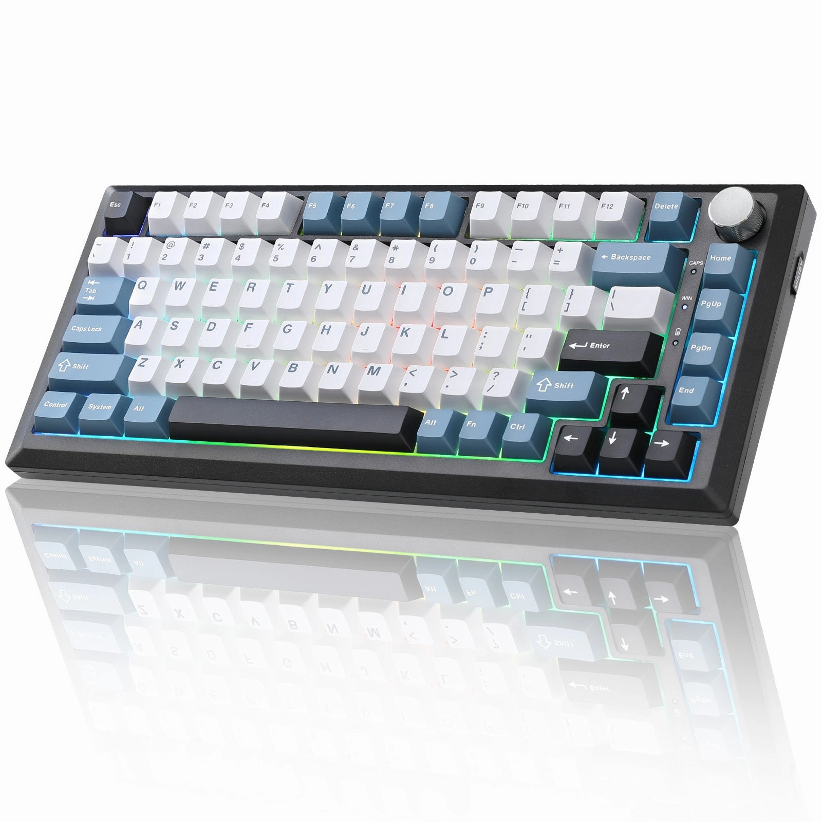 MIKIBY Y75 Wireless Mechanical Keyboard Software Driven Control USB-C Gaming Keyboard