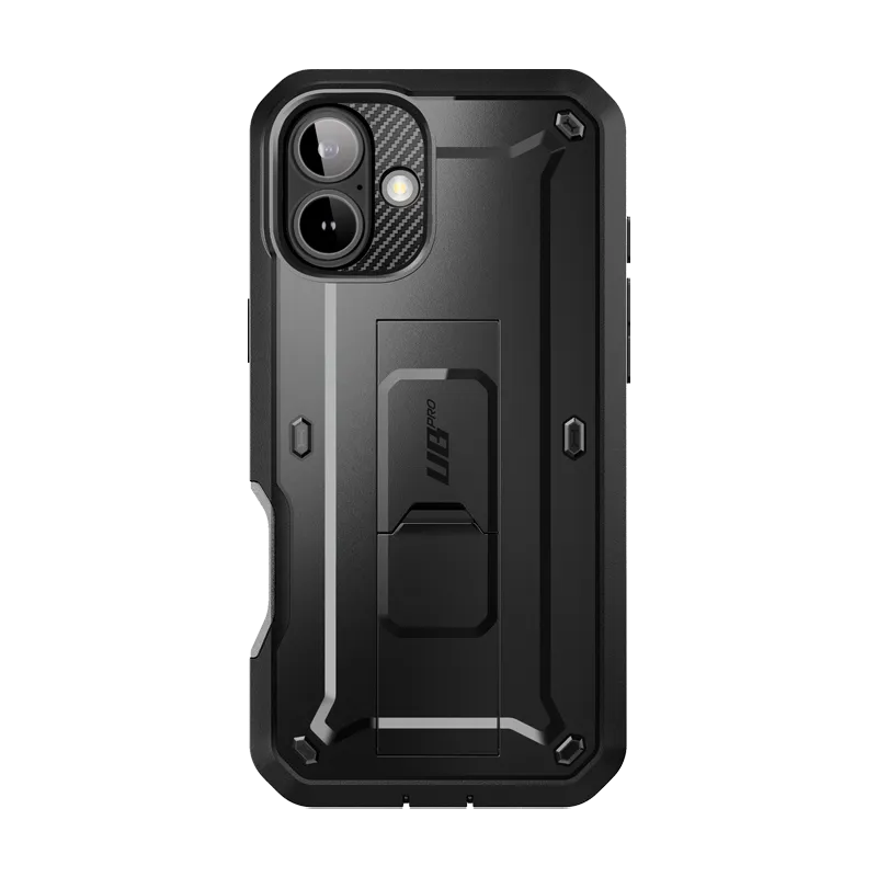 iPhone 16 Plus 6.7 inch Unicorn Beetle PRO Rugged Case-Black Modern Grip Texture Smooth Look