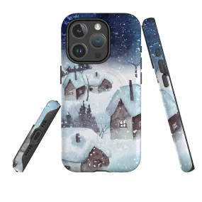 iPhone MagSafe Tough Case - Night Before Xmas Rugged Frame Design