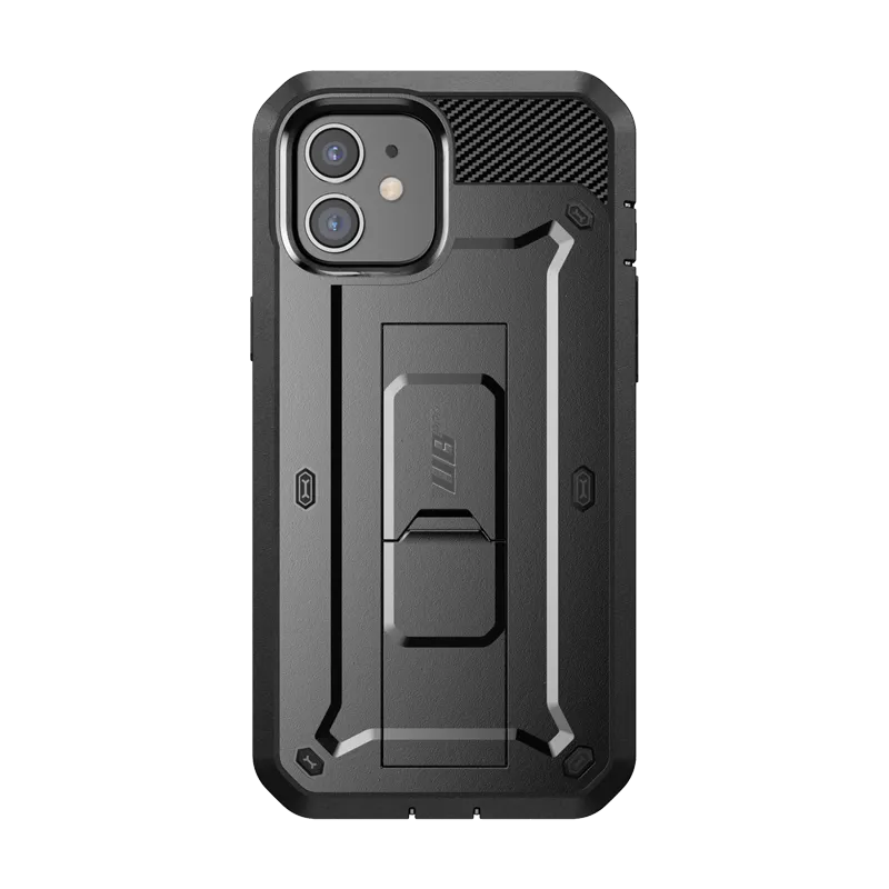 Rugged Frame iPhone 12 6.1 inch Unicorn Beetle Pro Rugged Case-Black
