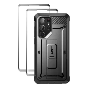Protective Texture Layer Galaxy S23 Ultra Unicorn Beetle PRO Screen Protector Case-Black