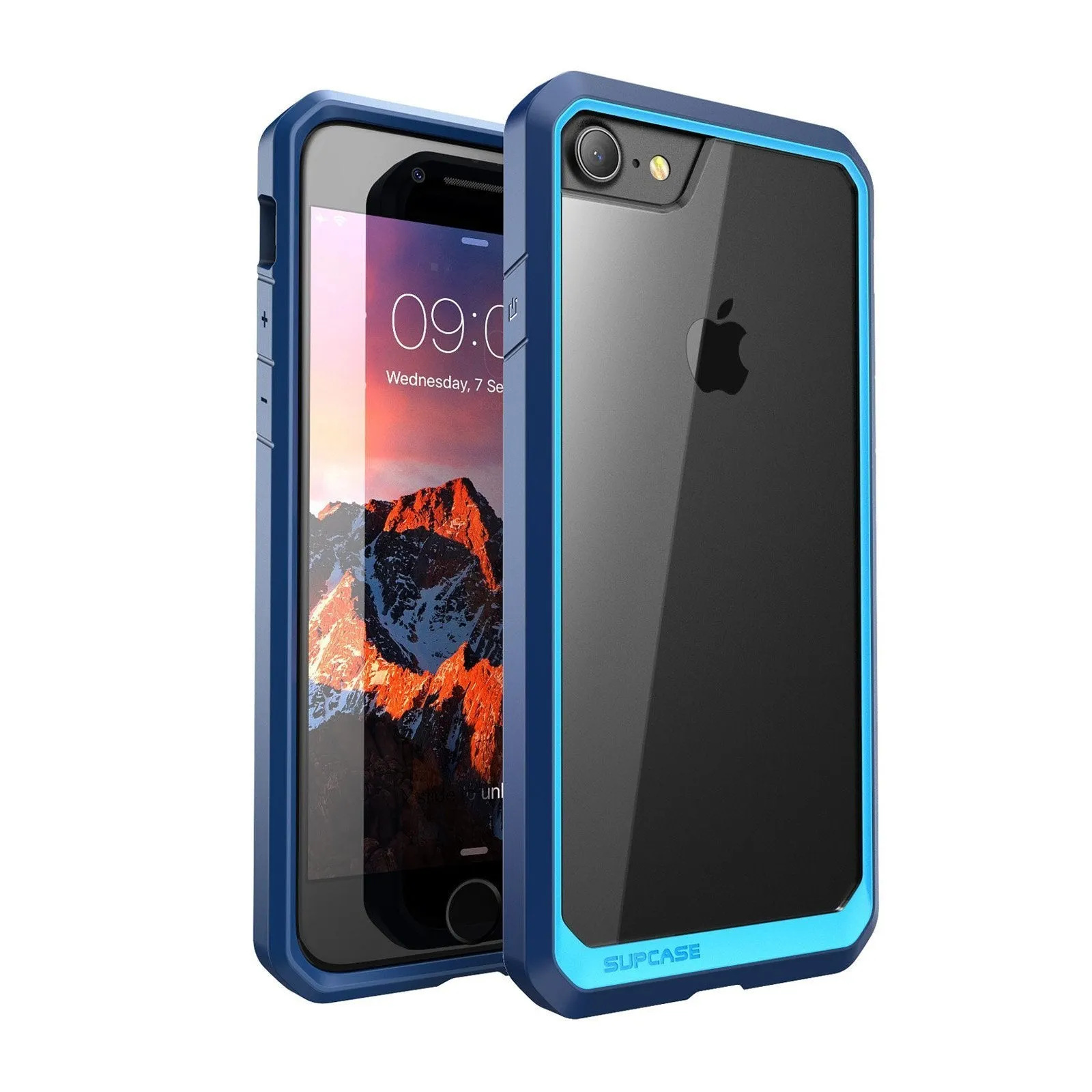 iPhone 7 Plus / 8 Plus Unicorn Beetle Hybrid Protective Bumper Case-Navy Soft Design Soft Finish
