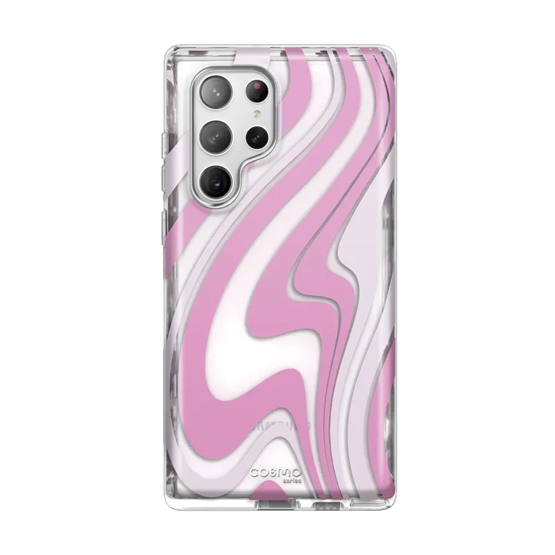 Galaxy S23 Ultra Cosmo Case -Pink Anti Shock Layer