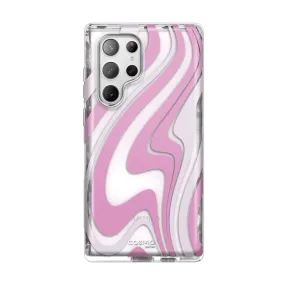 Galaxy S23 Ultra Cosmo Case -Pink Anti Shock Layer