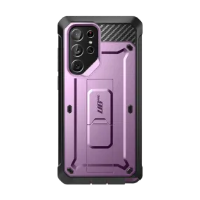 Galaxy S22 Ultra Unicorn Beetle PRO Rugged Case-Metallic Purple Modern Form