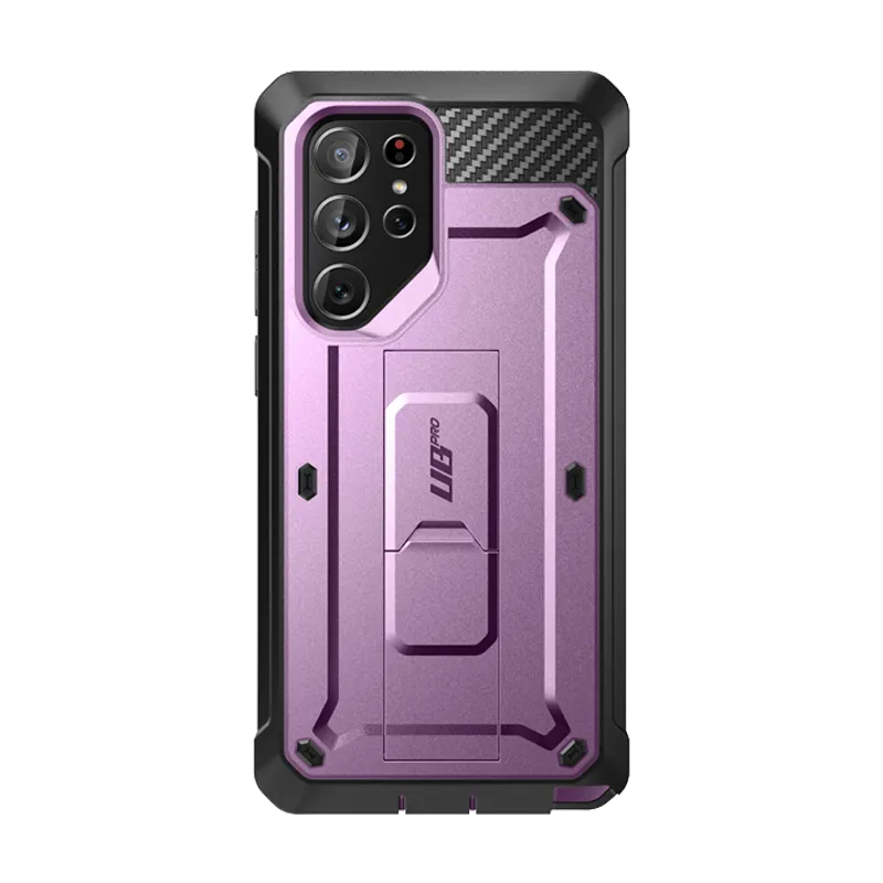 Galaxy S22 Ultra Unicorn Beetle PRO Rugged Case-Metallic Purple Modern Form