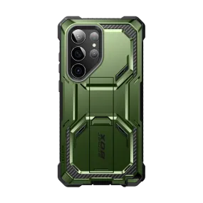 Galaxy S23 Ultra Armorbox Case - Dark Green Sport Inspired