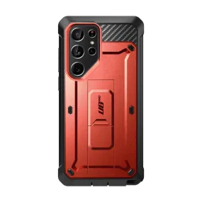 Galaxy S24 Ultra Unicorn Beetle PRO Rugged Case-Metallic Red High strength