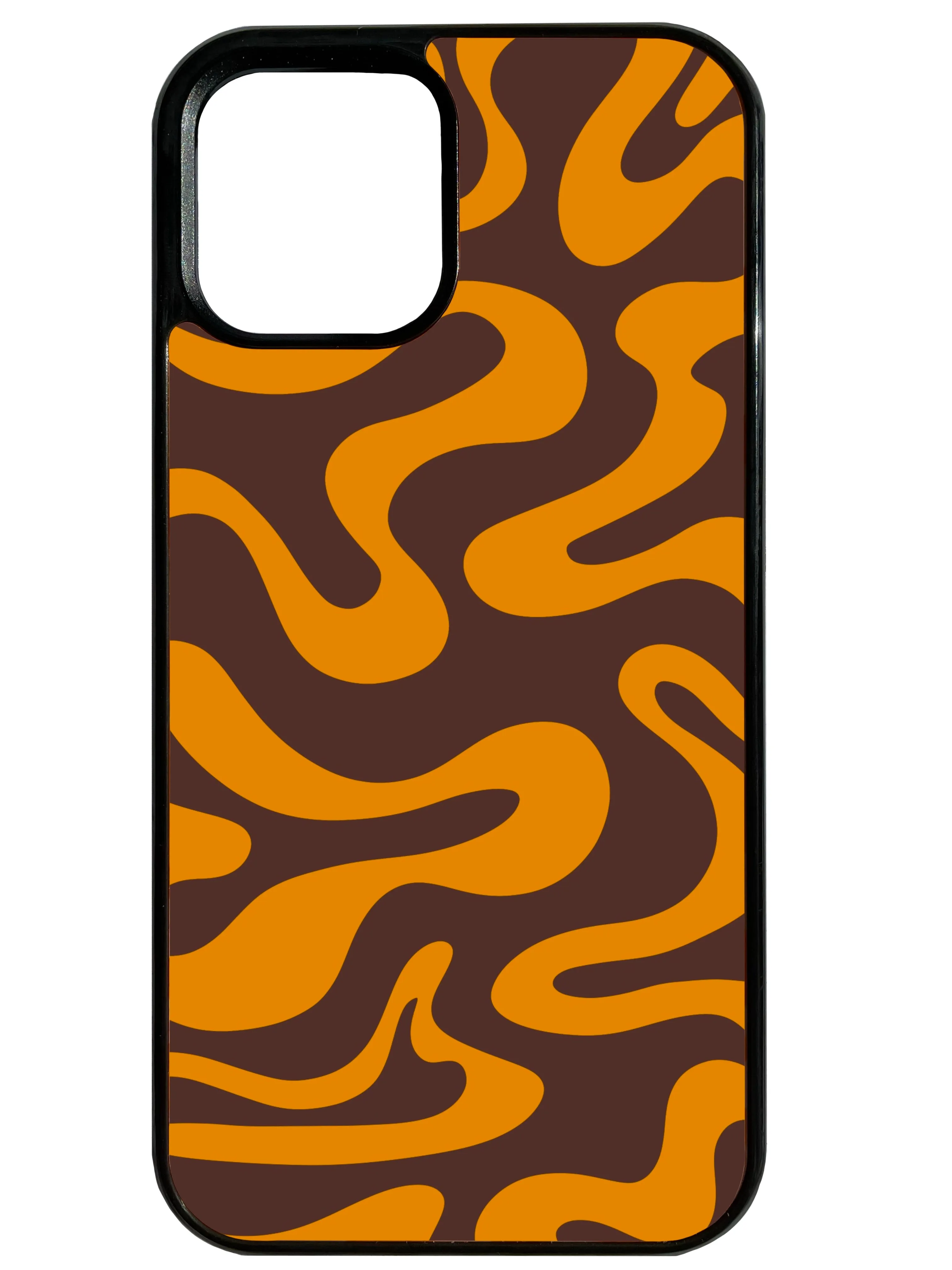 Liquid Swirl in Burnt Orange Phone Case Protective Craft