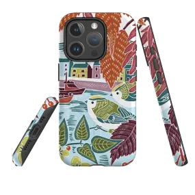 Drop Defense iPhone MagSafe Tough Case - Goldcrests Harbour By Kate heiss