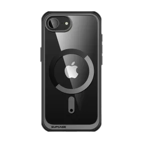 iPhone 16e  Unicorn Beetle MAG Slim Clear MagSafe Case-Black Smooth Feel Non slip grip