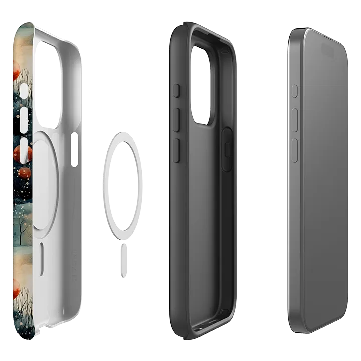 Flexible Pattern Texture iPhone MagSafe Tough Case -  Bauble Forest IV