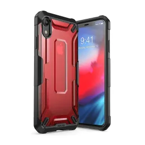 iPhone XR Unicorn Beetle Hybrid Bumper Case-Red Luxury Appeal