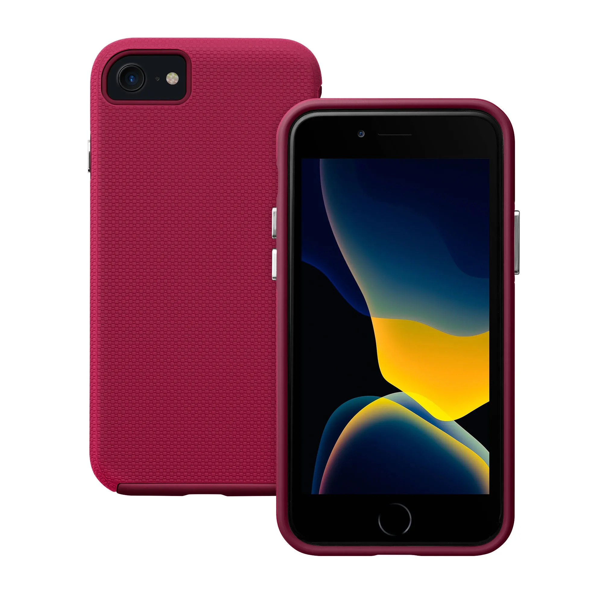 Hybrid Pattern Texture Soft Grip Layer SHIELD case for iPhone SE / 8 /7