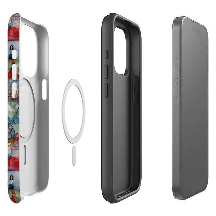 iPhone MagSafe Tough Case -  Old Town Smooth Shape Soft Build Texture