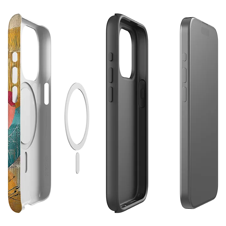 metal frame iPhone MagSafe Tough Case - Green Lane