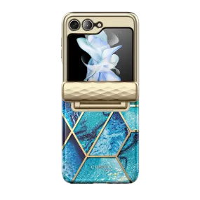 Galaxy Z Flip5 Cosmo - Ocean Blue Comfort Edge Layer Transparent Look