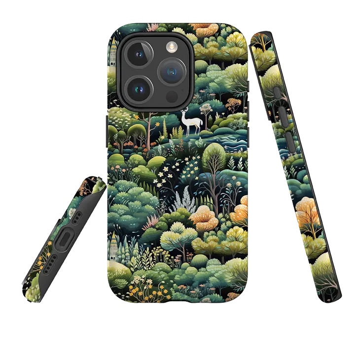 iPhone MagSafe Tough Case -  Black Forest Practical Look Hybrid Touch