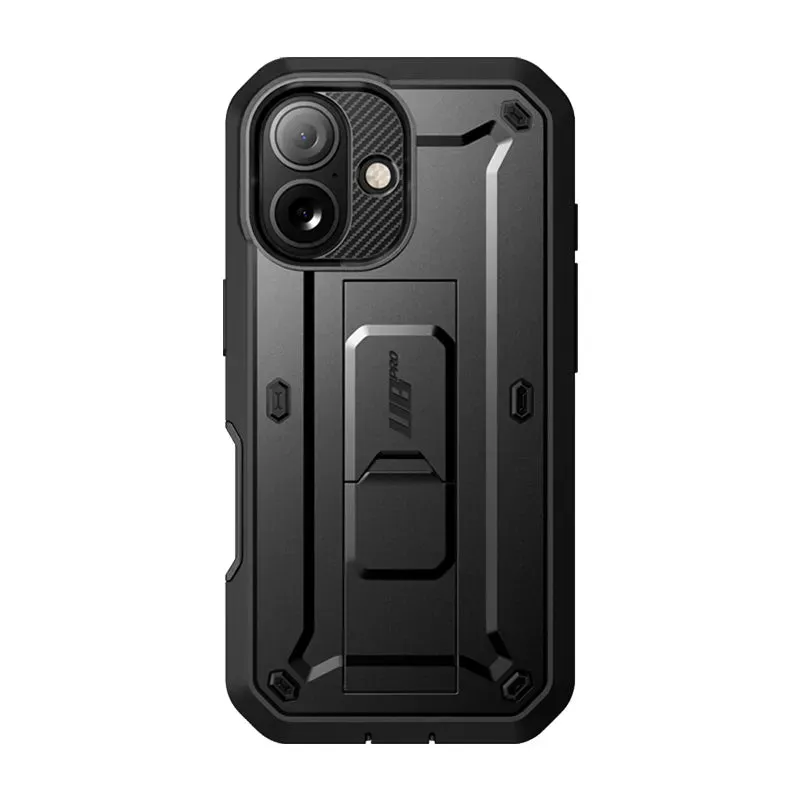 UB PRO Series iPhone 17 Camera Control Button Phone Case - Black Minimal Detail Texture