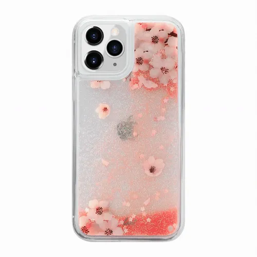 Drop Shield Sleek Appearance SAKURA Liquid Glitter case for iPhone 12 series