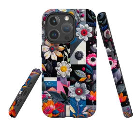 iPhone MagSafe Tough Case - Summer Petal Garden Soft Surface Layer Soft Grip Layer