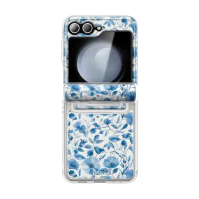 Hybrid Frame Sleek Detail Galaxy Z Flip6 Cosmo - Blue Floral