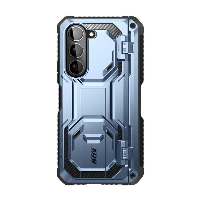 Galaxy Z Fold5 Armorbox - Metallic Blue Ergonomic Texture