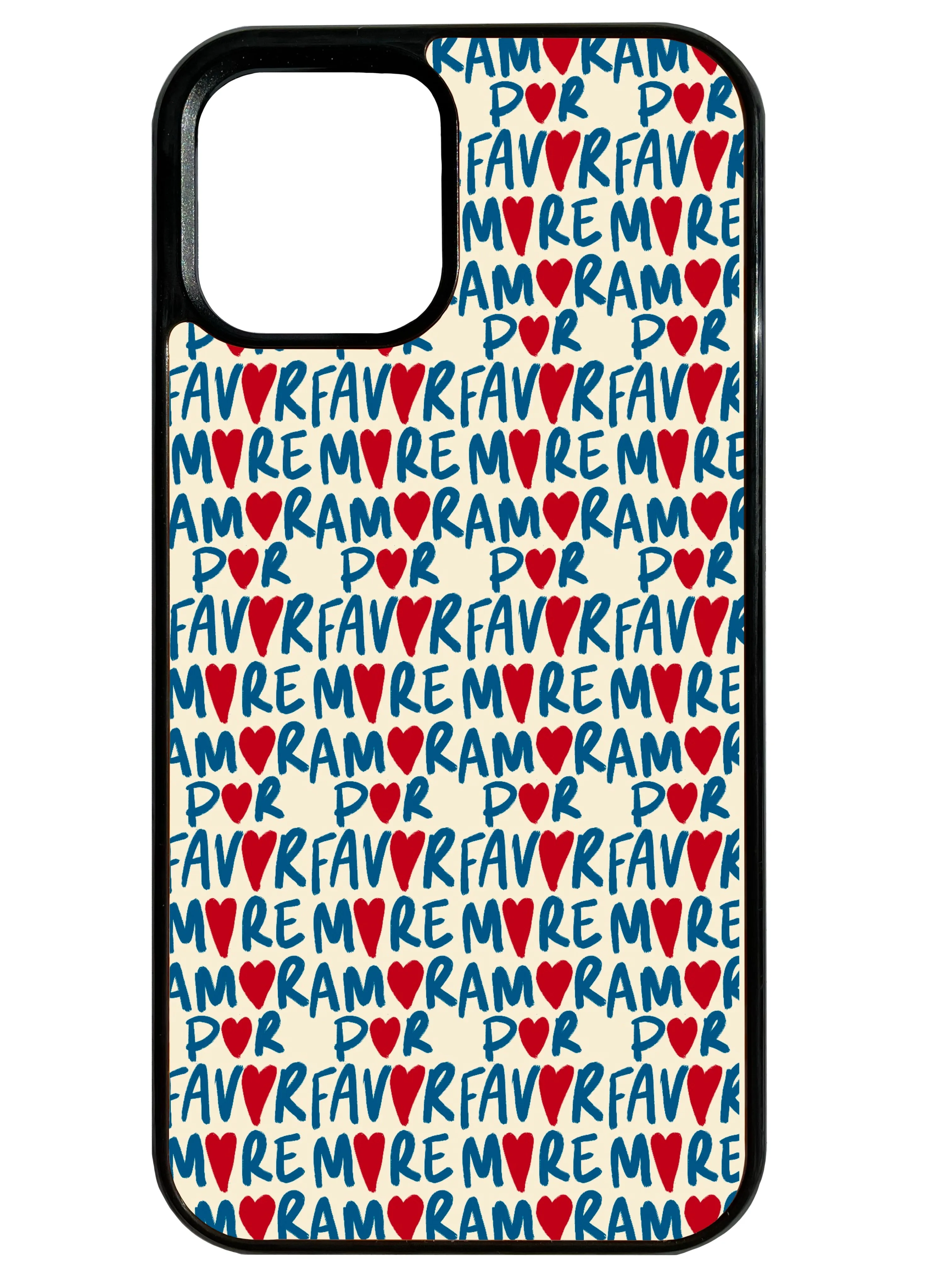 Drop Protection Durable Surface Design More Amor Por Favor! Phone Case