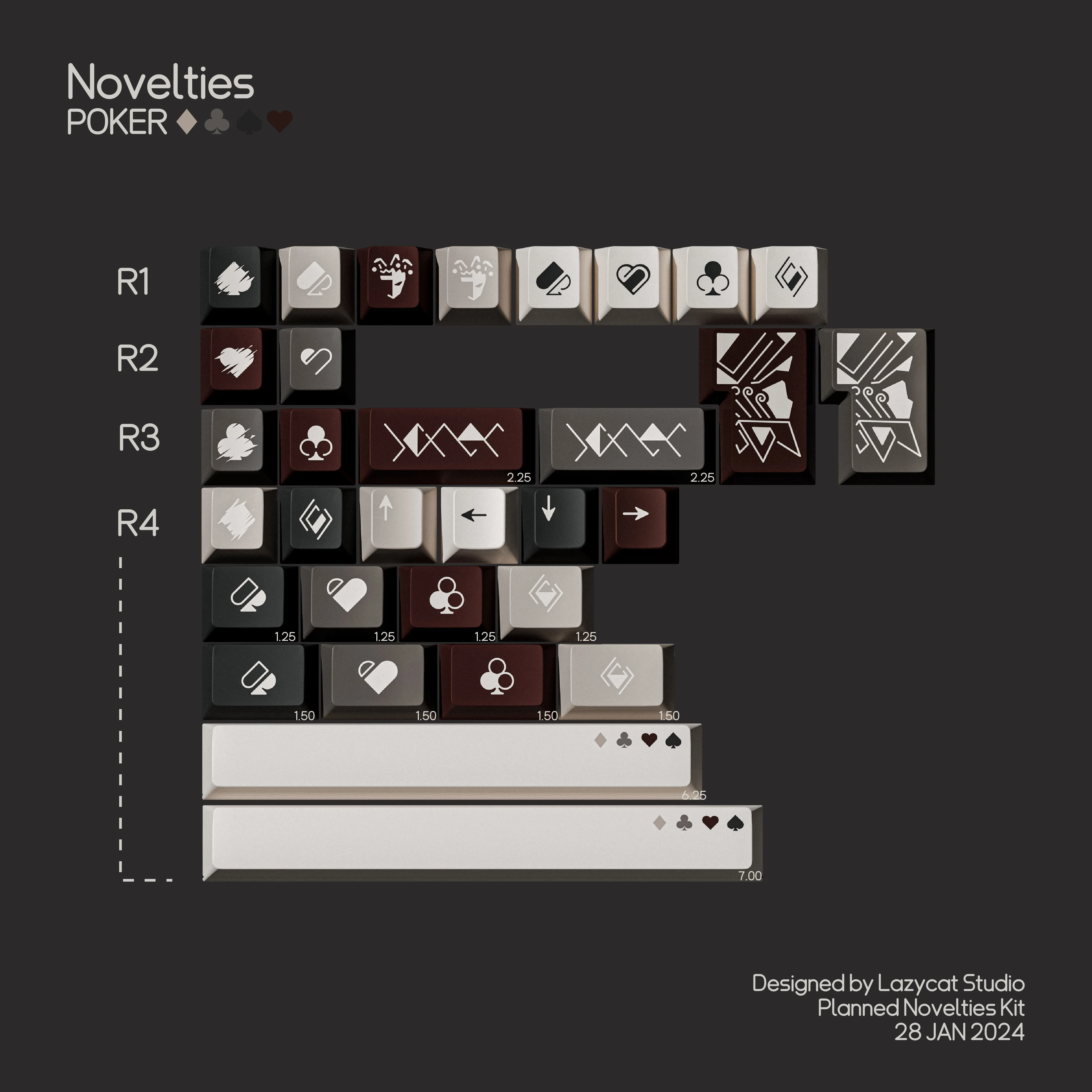 Dustproof Keyboard MW POKER PBT DOUBLE-SHOT KEYCAP SET PRE-ORDER