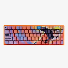 Typing Comfort Reactive RGB Setup Naruto x HG Basecamp 65 Keyboard - Naruto