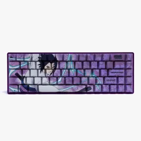 Macro Ready Custom Keyboard Kit Setup Naruto x HG Basecamp 65 Keyboard - Sasuke
