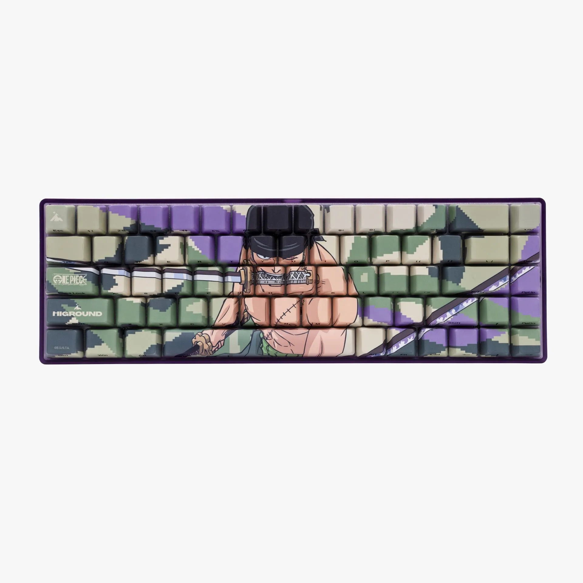 One Piece x HG Basecamp 65 Keyboard - Zoro Mechanical Feel