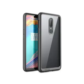 Smooth Touch Refined Look OnePlus 6 Unicorn Beetle Style Slim Clear Case-Black