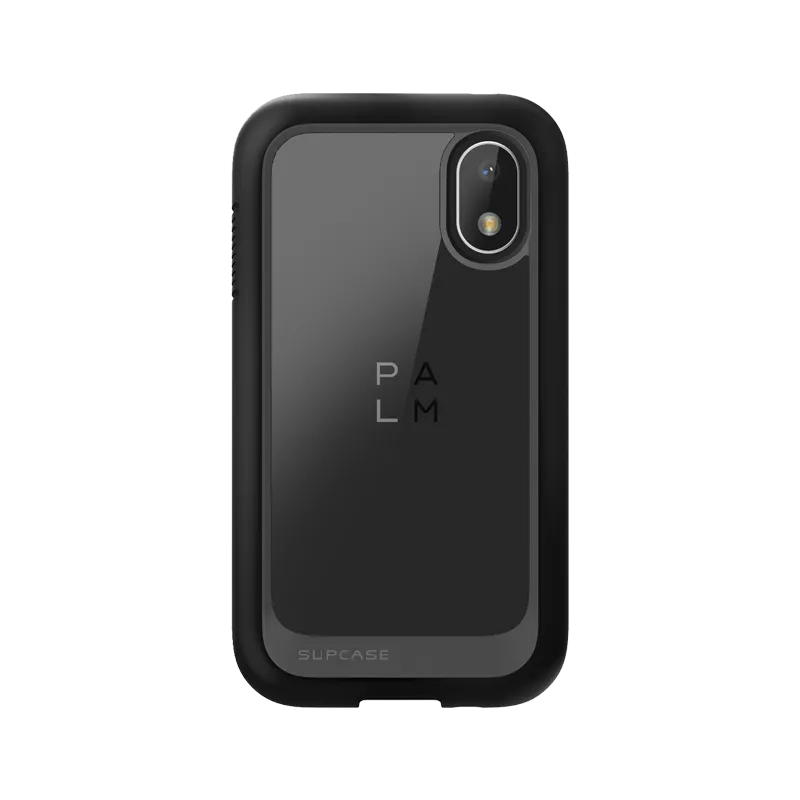 Lightweight Grip Comfort Build Palm Unicorn Beetle STYLE Clear Bumper Case-Black