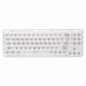 YUNZII X71 Transparent Wireless Gasket Mechanical Keyboard 65 Percent Mechanical Keyboard Build Quality Setup