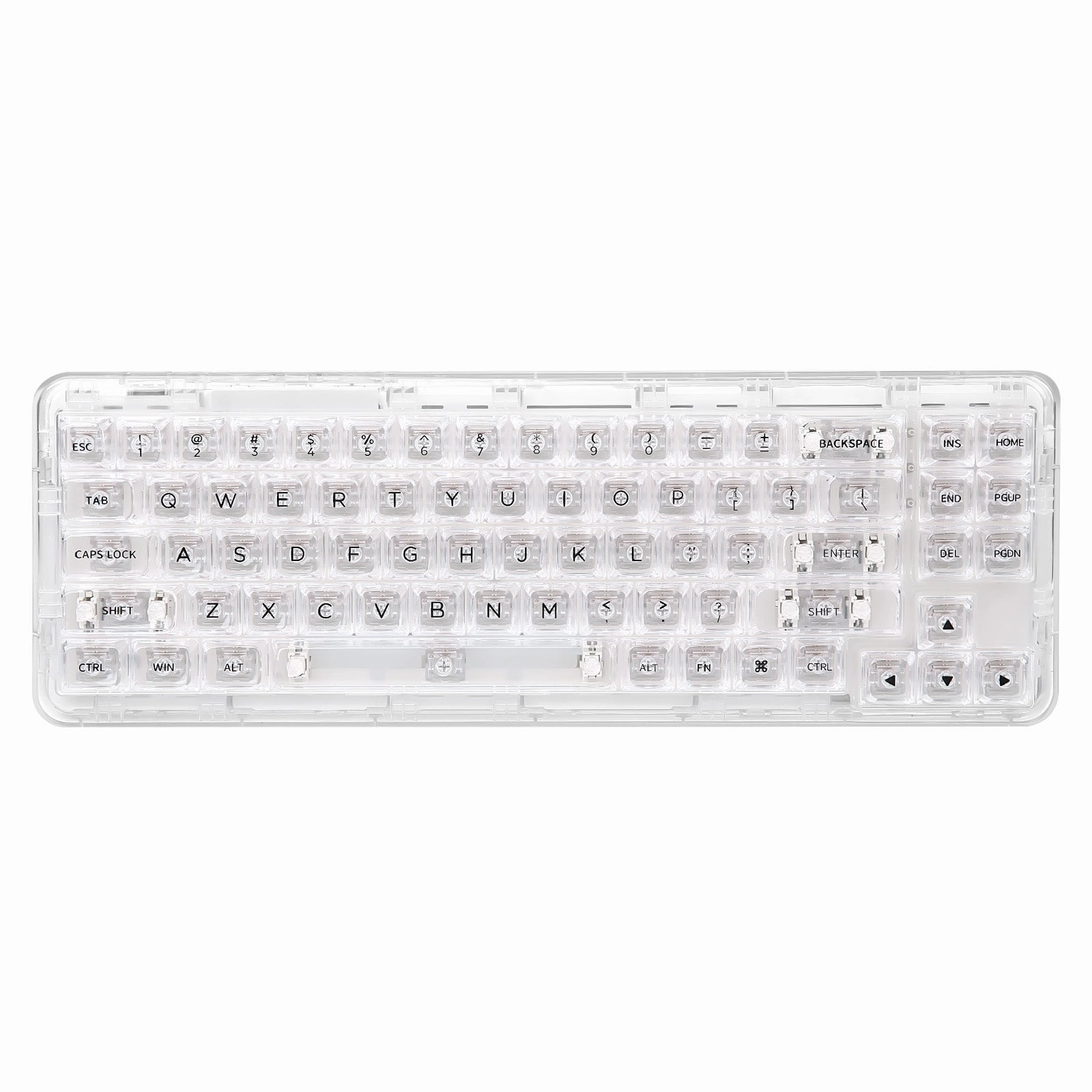 YUNZII X71 Transparent Wireless Gasket Mechanical Keyboard 65 Percent Mechanical Keyboard Build Quality Setup