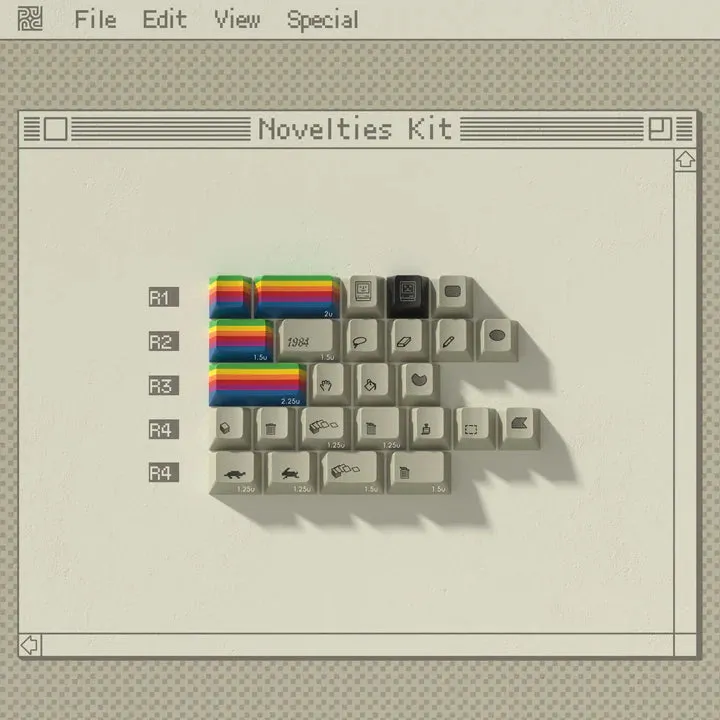PBTfans 1984 PBT Dye-Sub Keycap Set R2 User Profiles